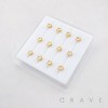 HEART CROSS STAKE  316L SURGICAL STEEL L-SHAPE NOSE BOX